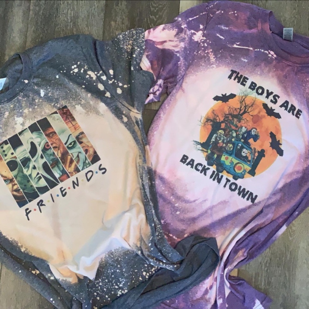 Bleached t shirt Halloween shirts
